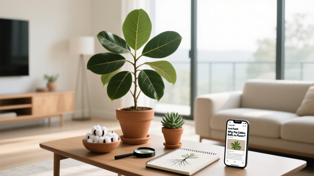 Why Put Cotton Balls in Plants Indoors? The Truth About This Viral Hack — What Actually Works (and What Harms Your Plants)