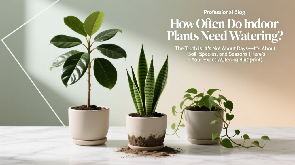 How Often Do Indoor Plants Need Watering? The Truth Is: It’s Not About Days—It’s About Soil, Species, and Seasons (Here’s Your Exact Watering Blueprint)