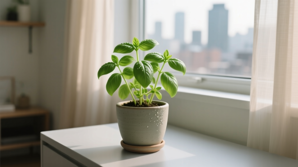 Stop Killing Your Basil Indoors: The Exact 7-Step Method That Turns Outdoor-Grown Potted Basil Into Thriving, Aromatic Indoor Plants—Even in Low Light and Small Apartments