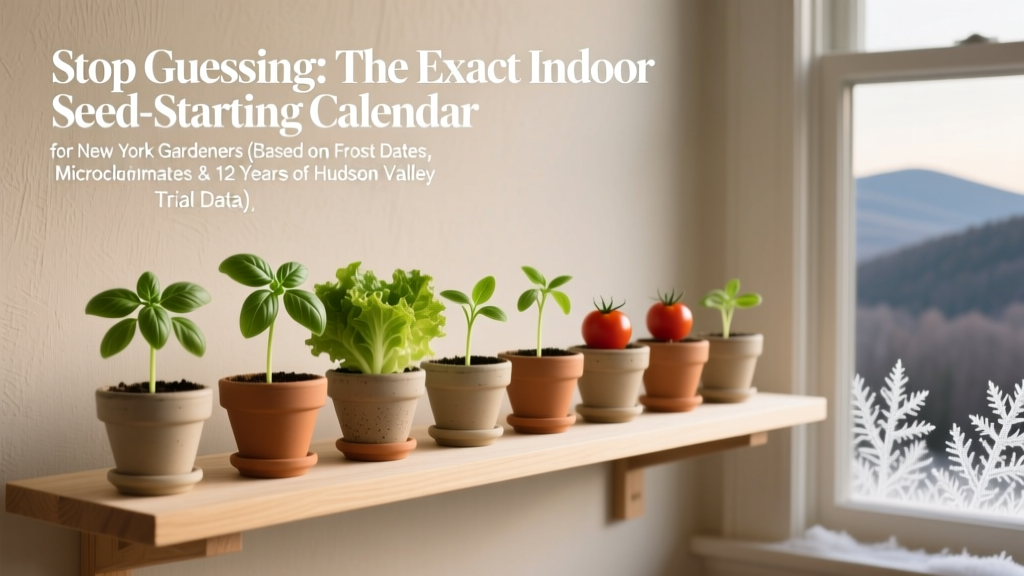 Stop Guessing: The Exact Indoor Seed-Starting Calendar for New York Gardeners (Based on Frost Dates, Microclimates & 12 Years of Hudson Valley Trial Data)