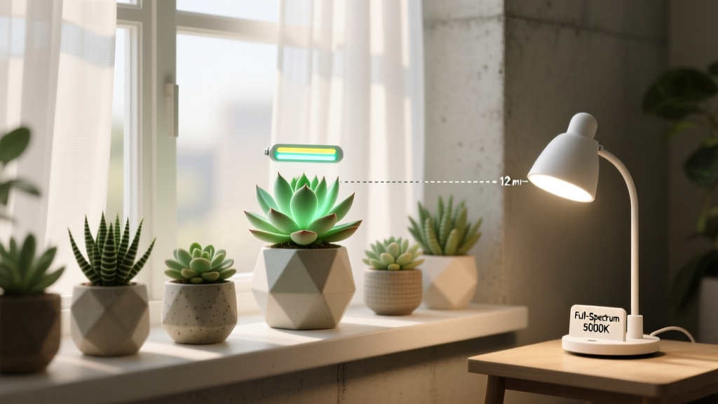 Do succulents feed off indoor light? Yes—but only *specific* types of indoor light actually fuel growth (here’s exactly which bulbs, windows, and distances work—and why most fail silently)