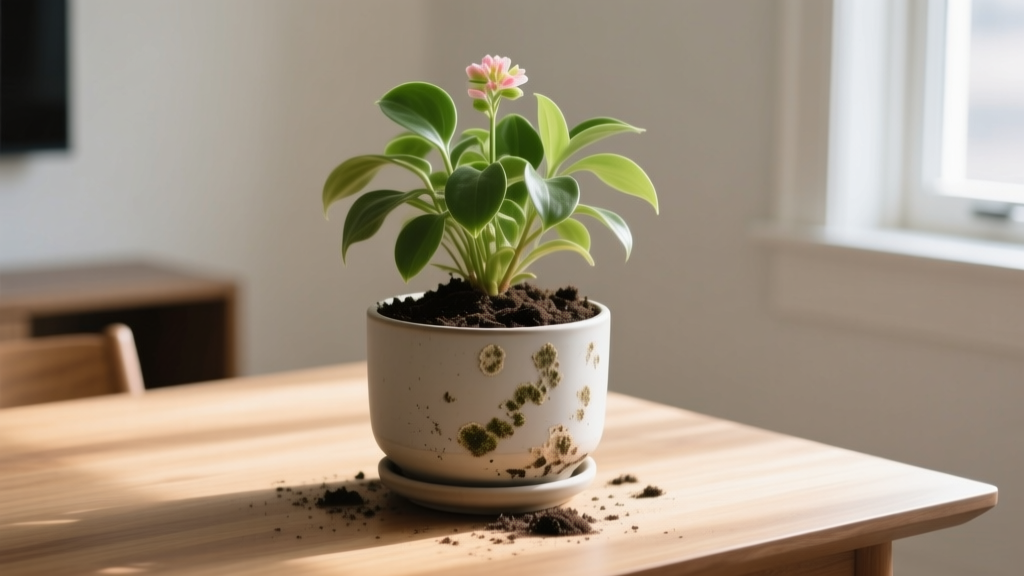 Why Does My Indoor Plant’s Soil Look Gross During Flowering? 7 Hidden Causes (and Exactly How to Fix Each One Without Repotting Yet)