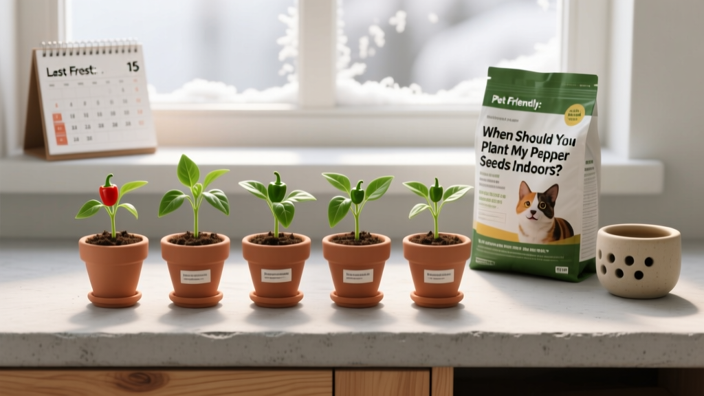 Pet Friendly When Should I Plant My Pepper Seeds Indoors? The Exact Timing Formula (Backward-Counted from Last Frost + Pet-Safe Soil & Container Checklist)