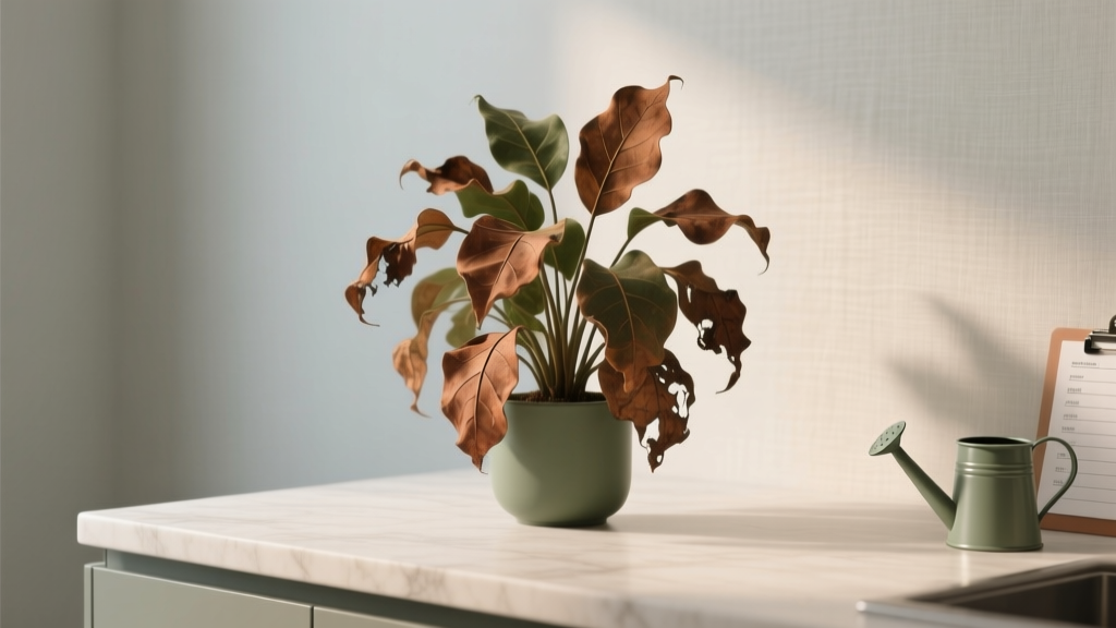 Why Do Leaves Go Brown on Indoor Plants Under $20? 7 Real Causes (Not Just 'Overwatering') — Plus a $0–$15 Fix-It Checklist That Saved 83% of My Dying Budget Plants
