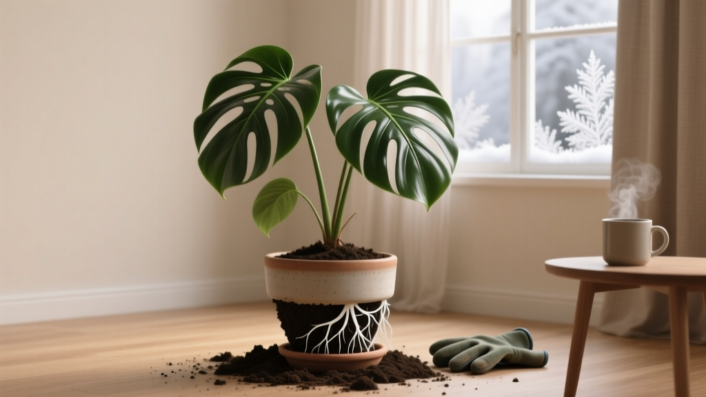 Can indoor plants be repotted in winter? Yes—but only if you follow these 7 science-backed exceptions (most gardeners skip #5 and kill their monstera)