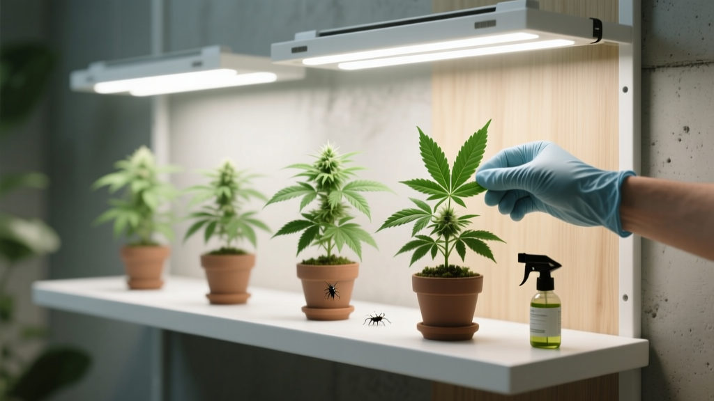 How to Grow Small Marijuana Plants Indoors Pest Control: The 7-Step No-Spray Protocol That Saved My Entire Micro-Grow From Spider Mites (Even With Zero Experience)