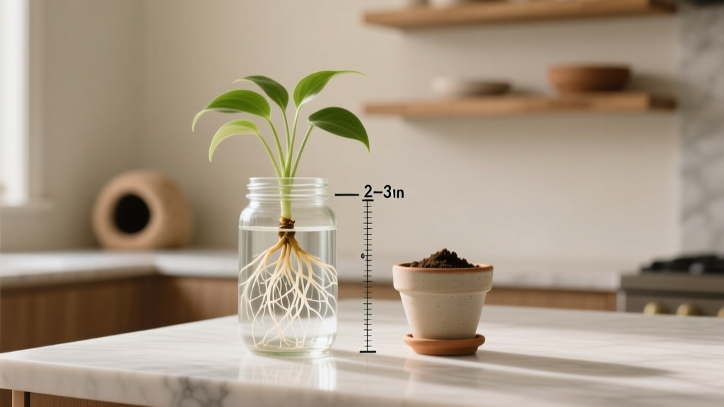 When to Pot Water Propagated Plants Safely Around Pets: The Exact Root Length, Timing & Soil Transition Checklist Every Pet Owner Needs Before Moving from Jar to Pot