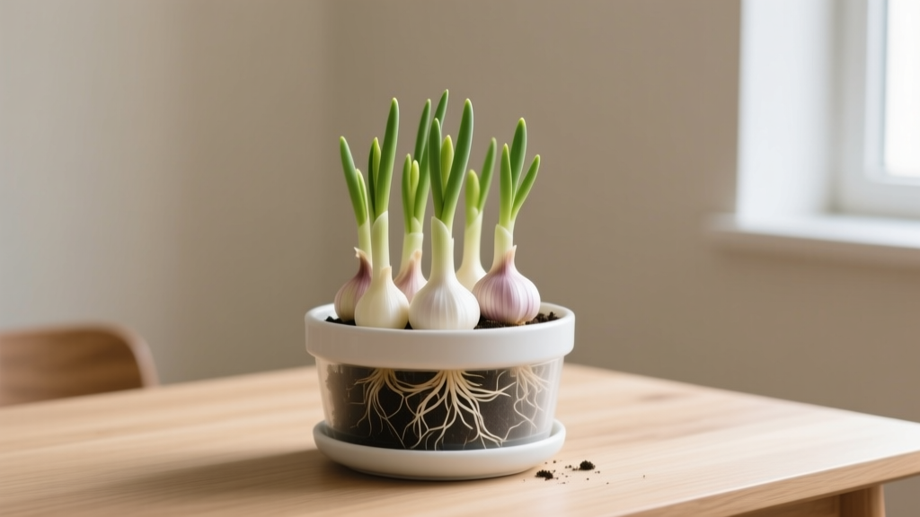 Stop Throwing Away Sprouted Garlic! Here’s Exactly How to Plant Garlic That Has Sprouted Indoors — Grow Flowering Scapes & Bulbs in 60 Days (No Garden Required)