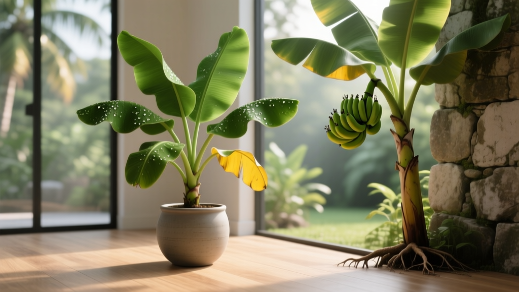 Banana Plants Indoors vs Outdoors: The Exact Watering Schedule That Prevents Root Rot, Yellow Leaves, and Stunted Growth — Even If You’ve Killed One Before