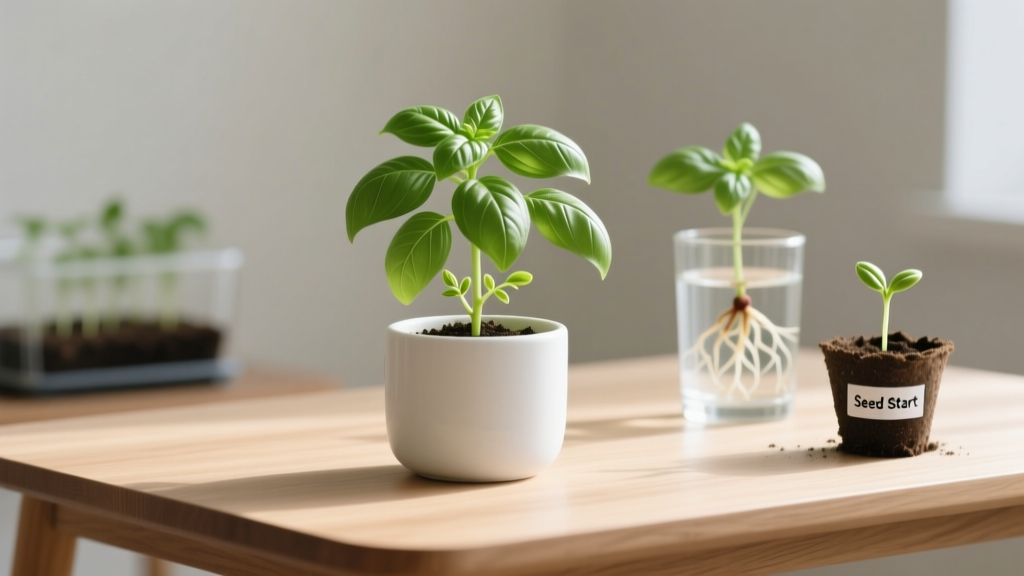 Is It Too Early to Plant Basil Seeds Indoors from Cuttings? (Spoiler: You’re Mixing Two Very Different Propagation Methods — Here’s Exactly When & How to Do Each Right)