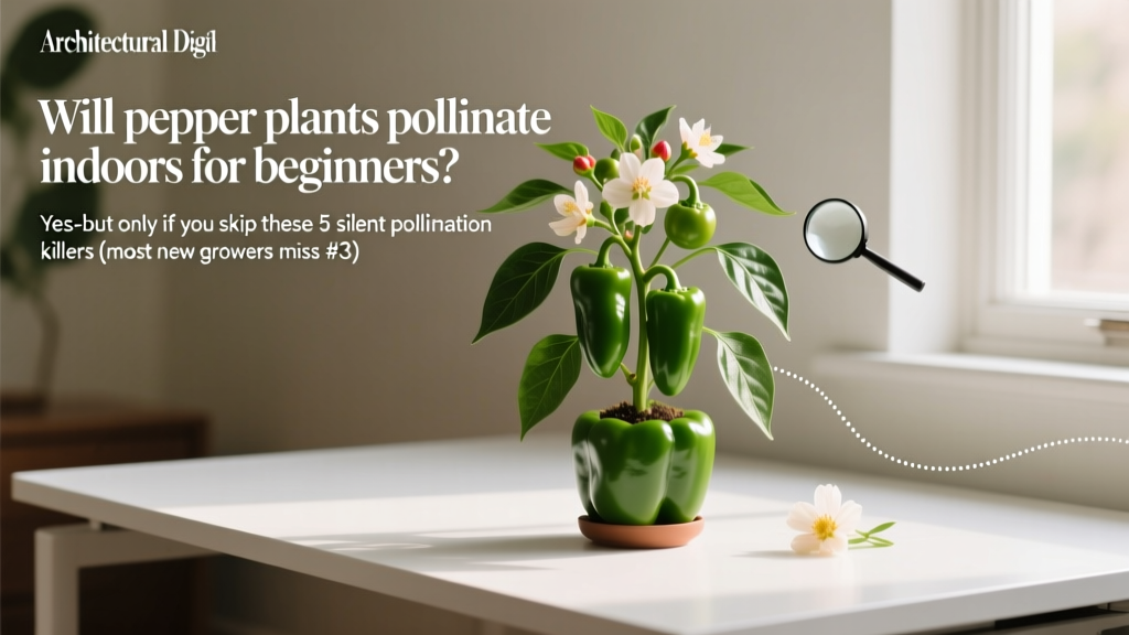 Will pepper plants pollinate indoors for beginners? Yes—but only if you skip these 5 silent pollination killers (most new growers miss #3)