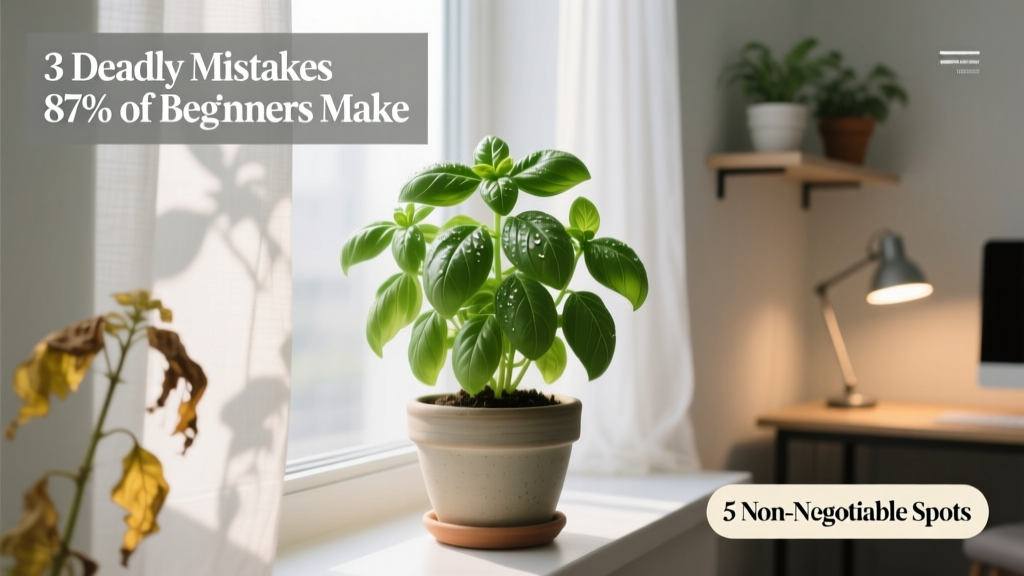Where to Keep Basil Plant Indoors (Without Killing It): The 5 Non-Negotiable Spots—Plus 3 Deadly Mistakes 87% of Beginners Make (Backed by Horticultural Science)