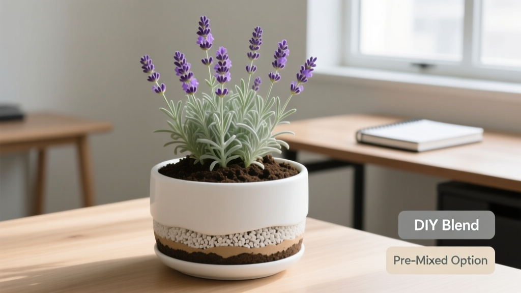 Where to Buy Indoor Lavender Plants Soil Mix: The 5-Ingredient DIY Blend That Prevents Root Rot (and Where to Buy Pre-Mixed Versions That Actually Work)