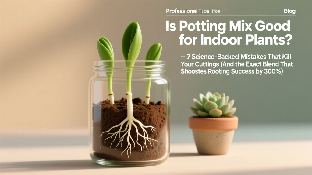 Is Potting Mix Good for Indoor Plants Propagation Tips? 7 Science-Backed Mistakes That Kill Your Cuttings (And the Exact Blend That Boosts Rooting Success by 300%)