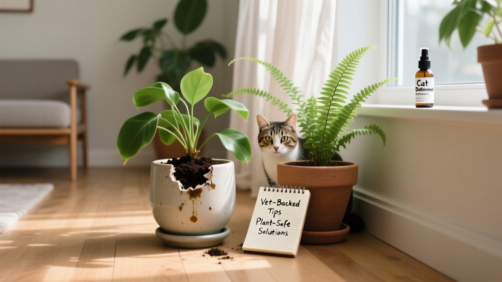 How to Stop Cats From Peeing in Indoor Plants From Seeds: 7 Vet-Backed, Plant-Safe Strategies That Actually Work (No More Stinky Soil or Dead Seedlings!)