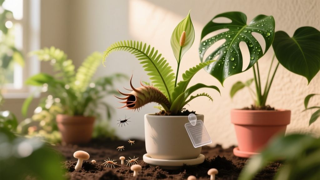 Tropical Why Are My Indoor Plants Attracting Flies? 7 Science-Backed Fixes That Stop Fungus Gnats & Fruit Flies in 48 Hours—No Repotting Required