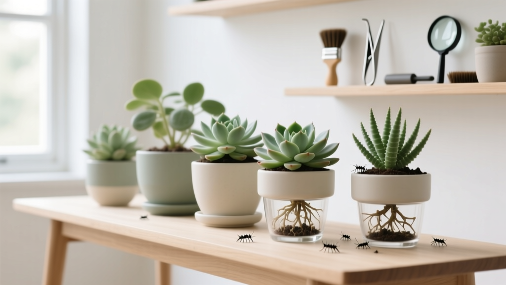 Succulent How to Keep Small Bugs from Indoor Plants: 7 Proven, Non-Toxic Strategies That Actually Work (No More Sticky Leaves, Tiny Flies, or Root Damage)