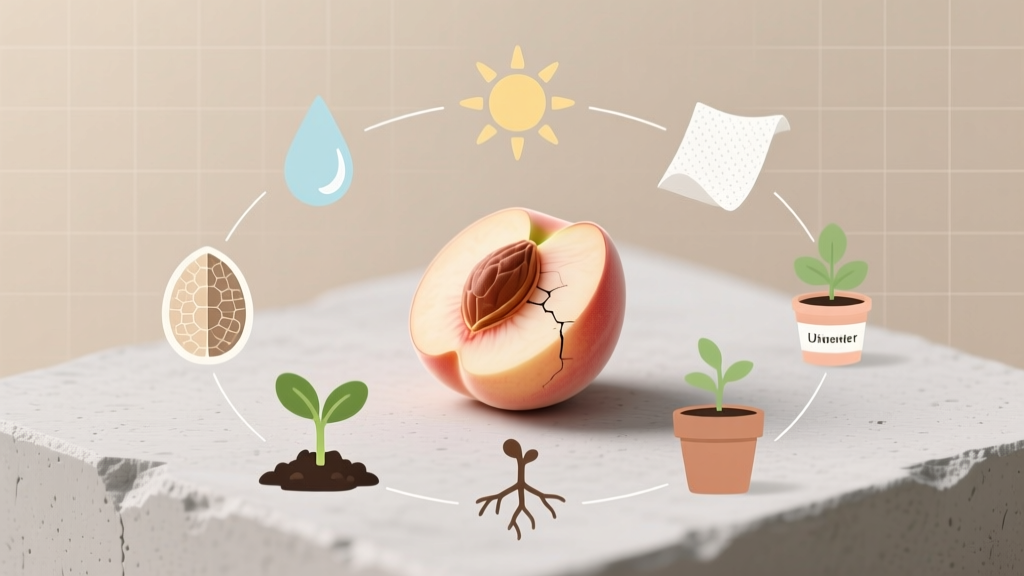 Can you plant peach pits indoors? Yes—but most fail within 6 weeks. Here’s the *only* 7-step method proven by university extension programs to crack dormancy, avoid mold, and grow healthy seedlings (no special equipment needed).