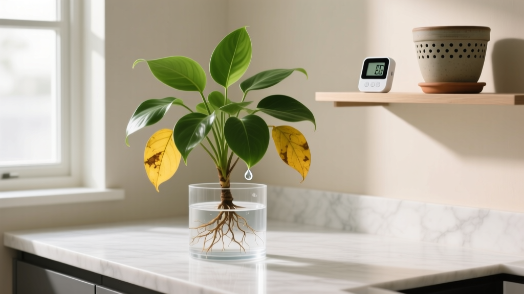 How to Self Water Indoor Plants with Yellow Leaves: A Step-by-Step Rescue Plan That Fixes Overwatering *Before* You Lose Your Favorites — No More Guesswork, Just Root Recovery in 7 Days