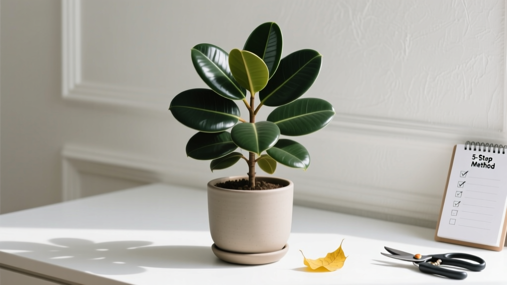 How to Prune Rubber Plant Indoors in Bright Light: The 5-Step Method That Prevents Legginess, Boosts Bushiness, and Avoids Stress—Even If You’ve Killed One Before