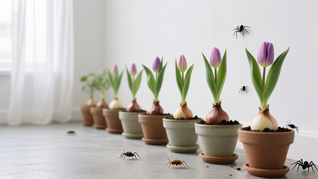 How to Plant Tulip Bulbs Indoors *Without* Pests Taking Over: The 7-Step Indoor Forcing Method That Stops Aphids, Fungus Gnats & Spider Mites Before They Start (No Chemicals Needed)