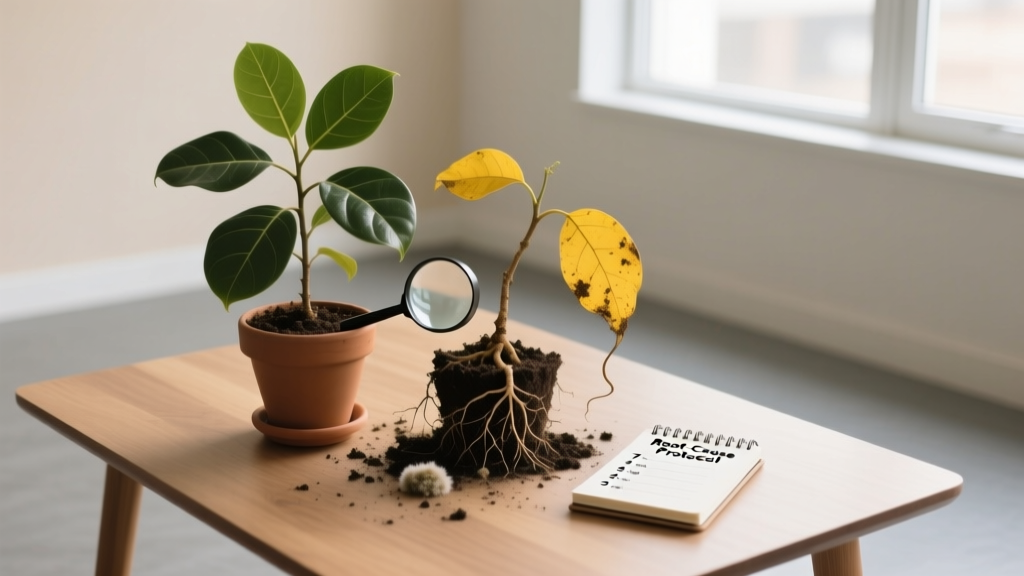 What Is the Best Way to Water Indoor Plants With Yellow Leaves? The Truth: It’s Not About Watering More — It’s About Diagnosing *Why* They’re Yellow First (7-Step Root-Cause Protocol)