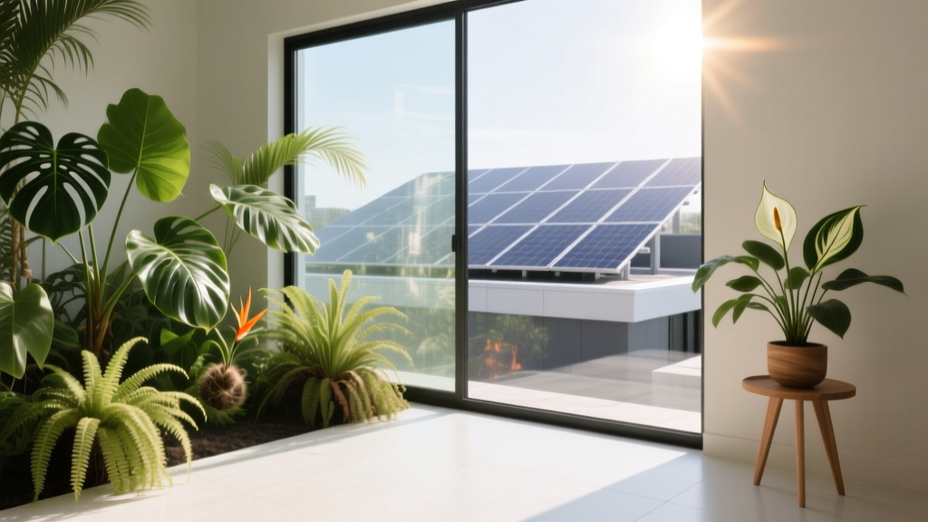 Can Nearby Solar Panels Burn My Indoor Tropical Plants? The Truth About Heat, Glare, and Safe Placement — What Every Plant Parent Needs to Know Before Installing Rooftop or Ground-Mount Panels
