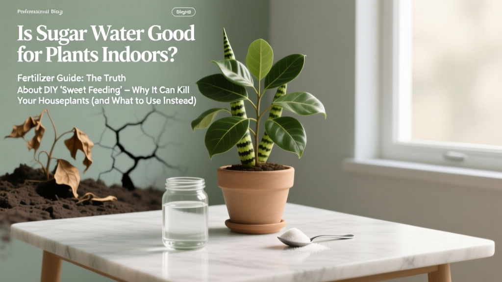 Is Sugar Water Good for Plants Indoors? Fertilizer Guide: The Truth About DIY 'Sweet Feeding' — Why It Can Kill Your Houseplants (and What to Use Instead)