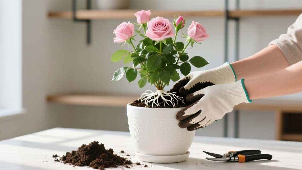 The Indoor Rose Repotting Guide You’ve Been Missing: 7 Mistakes That Kill Your Roses (and Exactly How to Repot Without Shock, Root Rot, or Wasted Blooms)