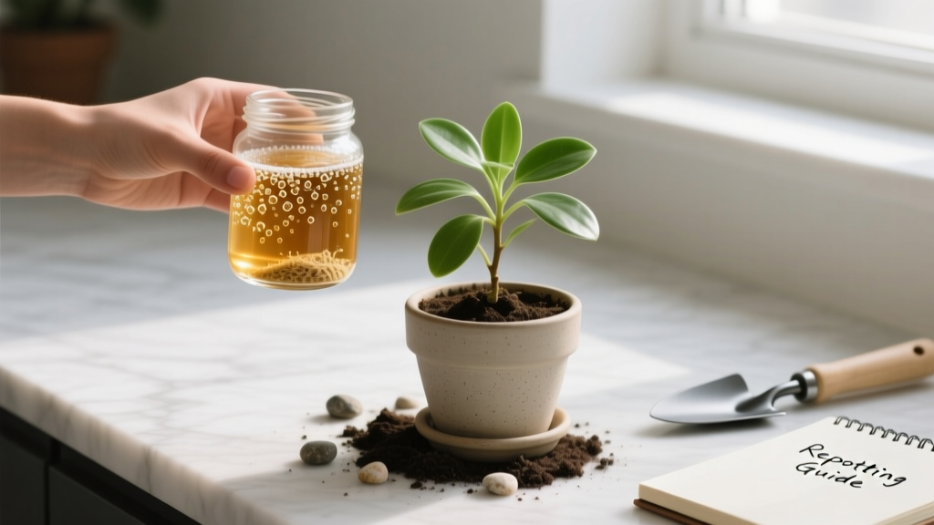 How to Make Yeast Fertilizer for Plants Indoor Repotting Guide: The 5-Minute, Zero-Cost Boost That Prevents Post-Repot Shock, Revives Stalled Growth, and Outperforms Store-Bought Liquids (Backed by University Extension Trials)