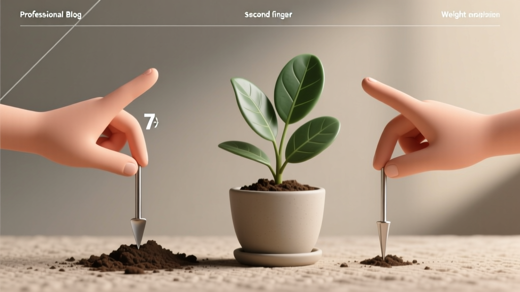 Stop Guessing & Start Knowing: The 7-Second Finger Test, Soil Probe Method, and Weight Check That Reveal *Exactly* When Your Slow-Growing Indoor Plants Need Water—No More Yellow Leaves, Root Rot, or Wasted Time