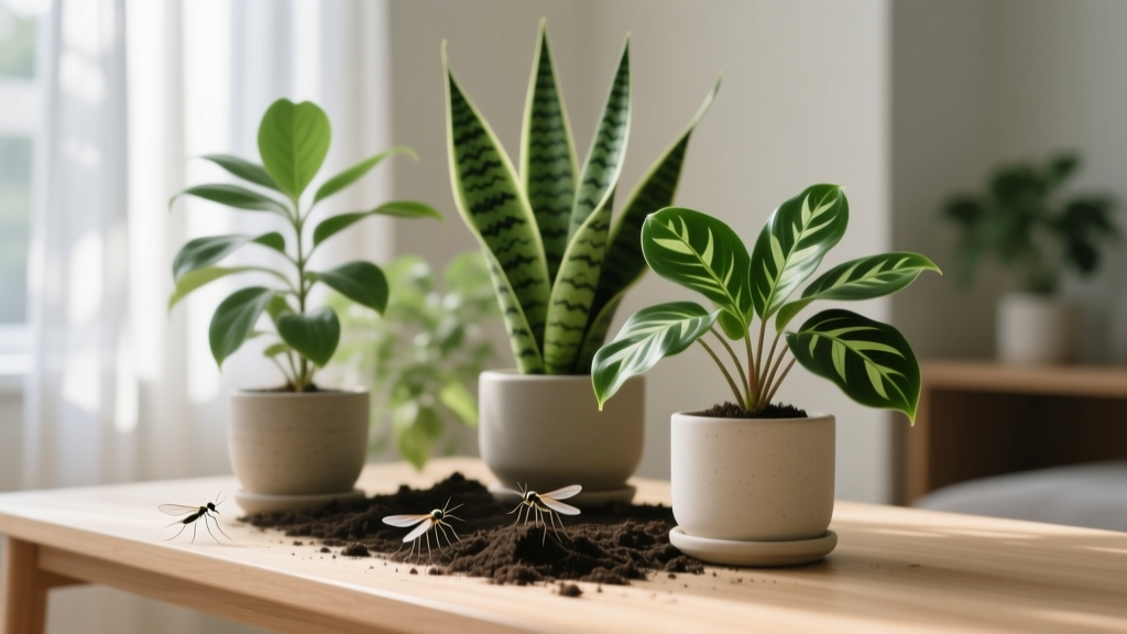 Stop the Buzz: 7 Science-Backed, Non-Toxic Ways to Get Rid of Midges Around Indoor Plants—Especially Slow-Growing Ones Like ZZ Plants, Snake Plants, and Calatheas That Can’t Handle Harsh Treatments