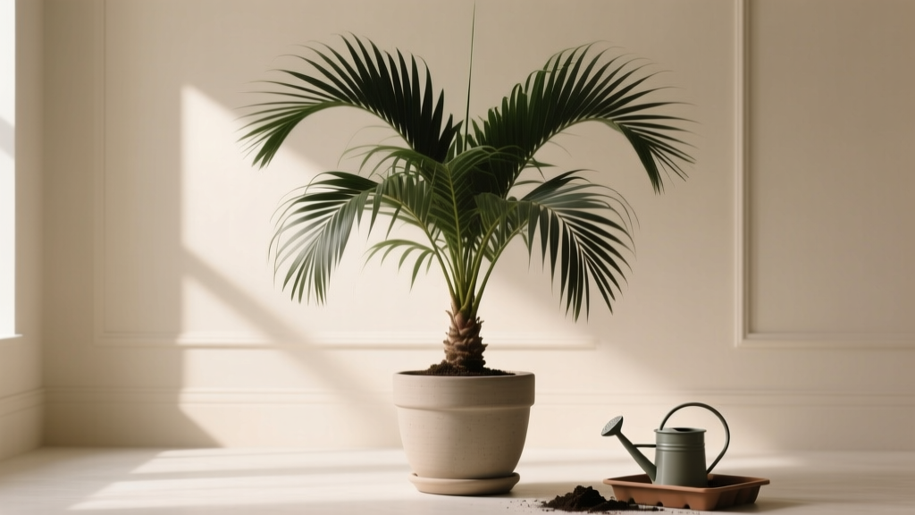 Stop Overwatering & Guessing: The Exact 7-Step Care Routine for Slow-Growing Palm Houseplants (Including Light, Water, Humidity & Repotting Mistakes 92% of Owners Make)