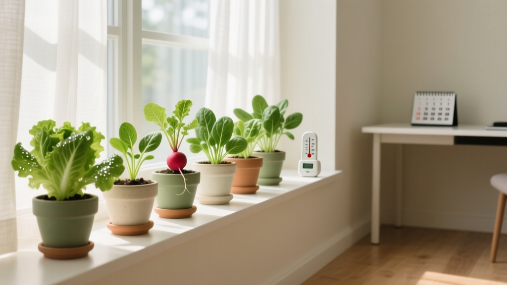 Stop Wasting Time & Seeds: The Exact Indoor Planting Window for Fast-Growing Vegetables (Based on Light, Temperature, and Your Calendar — Not Guesswork)