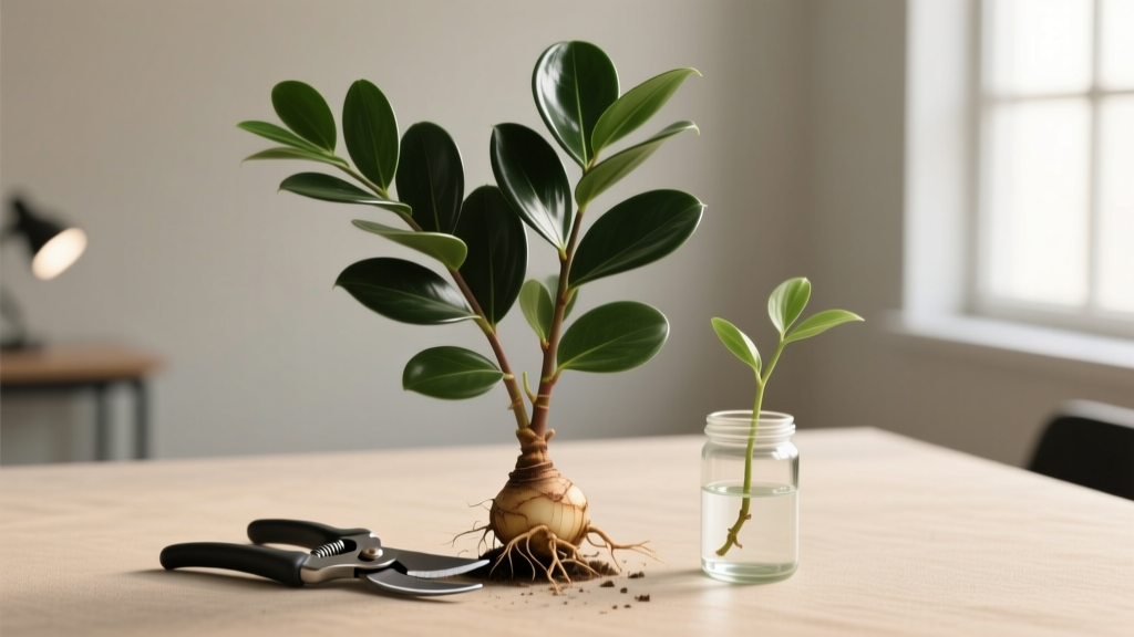 Small How to Cut ZZ Plant for Propagation: The Only 5-Step Method That Actually Works (No Rot, No Guesswork, Just Thriving New Plants in 6–10 Weeks)