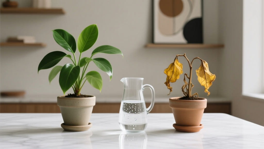 Is purified water good for indoor plants with yellow leaves? The truth about water quality — and why switching *might* fix yellowing overnight (or make it worse, depending on your plant’s mineral needs)