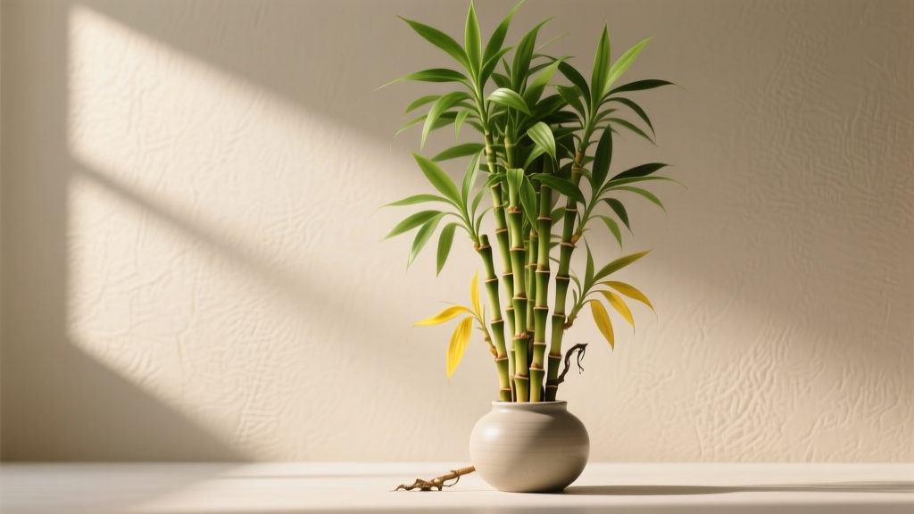 Why Your Large Lucky Bamboo Indoor Plant Is Drooping, Yellowing, or Toppling Over — And Exactly How to Fix It in 72 Hours (No Repotting Required)