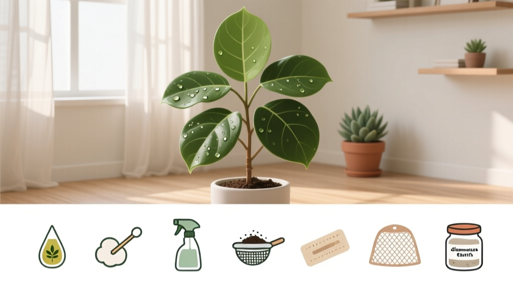 Small How to Get Rid of Fleas on Indoor Plants: 7 Safe, Proven Steps That Actually Work (No Pesticides, No Harm to Pets or Soil Microbes)