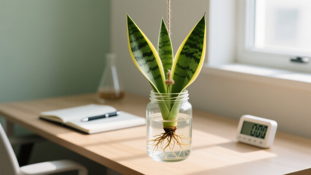 When Should I Plant a Water-Propagated Snake Plant That’s Not Growing? 7 Science-Backed Timing Triggers (Plus What to Do If Roots Are Stuck at 1 Inch for 8+ Weeks)