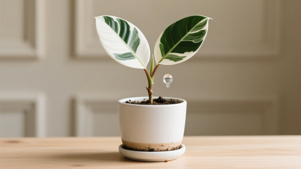 Stop Killing Your Variegated Rubber Plant: The Exact Watering Schedule You Need *During Propagation* (Plus 5 Mistakes That Cause Rot Before Roots Even Form)