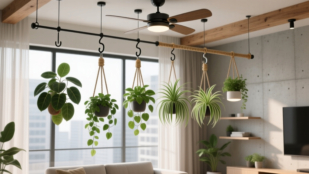 Hang Indoor Plants from Ceiling Without Drilling (2026)