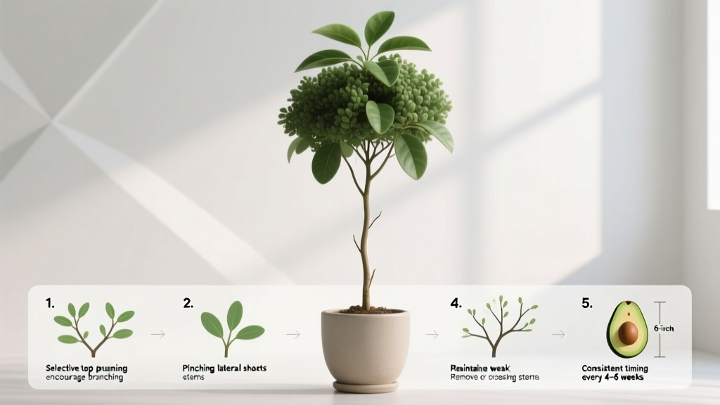 Non-flowering how to prune a very tall indoor avocado plant: 5 science-backed pruning steps that force bushiness, prevent legginess, and *actually* trigger flowering (no repotting or fertilizer hacks needed)