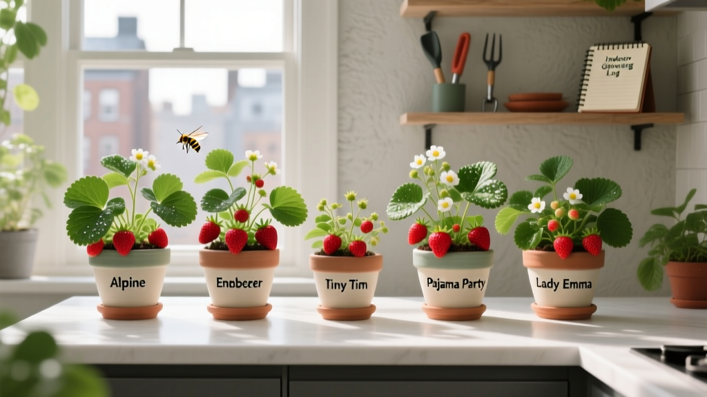 Will Strawberry Plants Grow Indoors? The Truth About Light, Pollination & Yield — Plus 5 Realistic Varieties That Actually Thrive Inside (No Greenhouse Required)