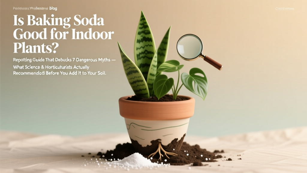 Is Baking Soda Good for Indoor Plants? Repotting Guide That Debunks 7 Dangerous Myths — What Science & Horticulturists Actually Recommend Before You Add It to Your Soil