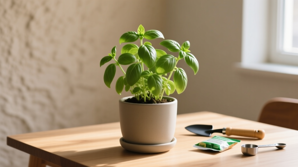 The Indoor Basil Fertilizer Guide You’ve Been Missing: Why Your Plants Yellow, Leggy, or Stop Producing — and Exactly How to Fix It in 7 Days (Without Overfeeding or Burning Roots)