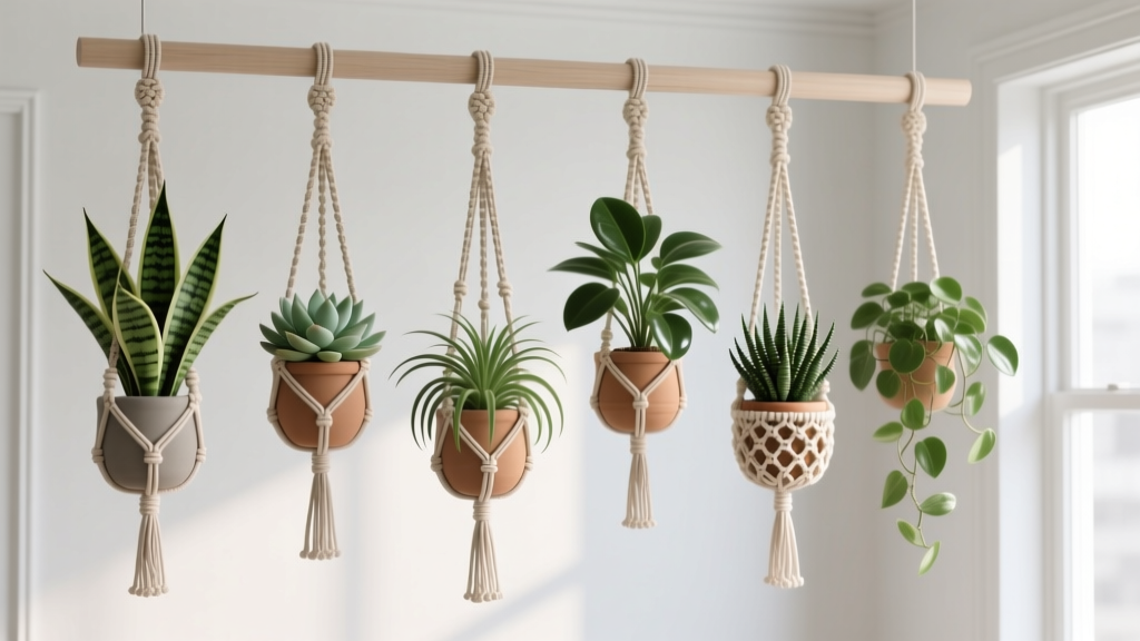 What Plant to Use in Hanging Indoor Macramé Planter Not Growing? 7 Low-Growth, Low-Maintenance Picks That Stay Compact, Healthy & Stylish Year-Round (No Pruning Wars, No Overwatering Regrets)