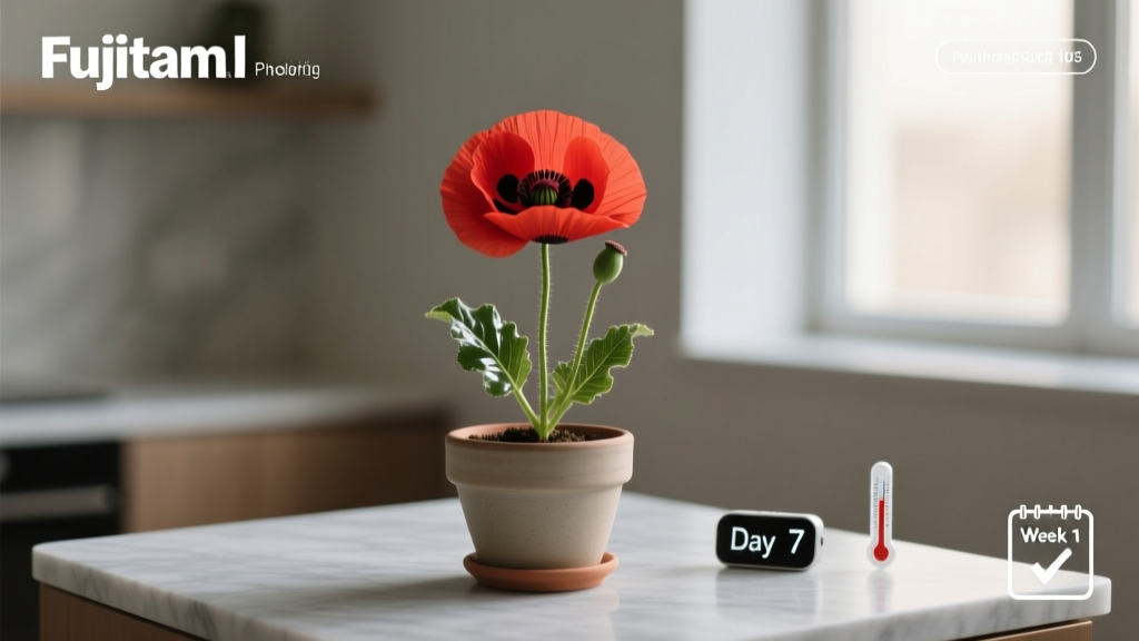 Why Your Indoor Poppy Isn’t Flowering — The 5 Exact Timing & Environmental Mistakes You’re Making (And How to Fix Them in 7 Days)