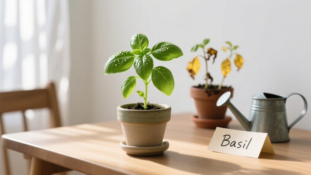 Why Your Fresh Basil Seeds Are Failing Indoors — and Exactly How to Fix Yellow Leaves Before They Kill Your Seedlings (7-Step Rescue Guide)
