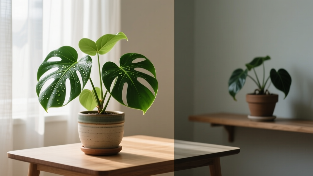 How Much Light Does an Indoor Plant Need Before & After Repotting? The Truth About Light Stress, Root Shock, and Why Your Plant Might Die If You Repot in Low Light (A Step-by-Step Guide)