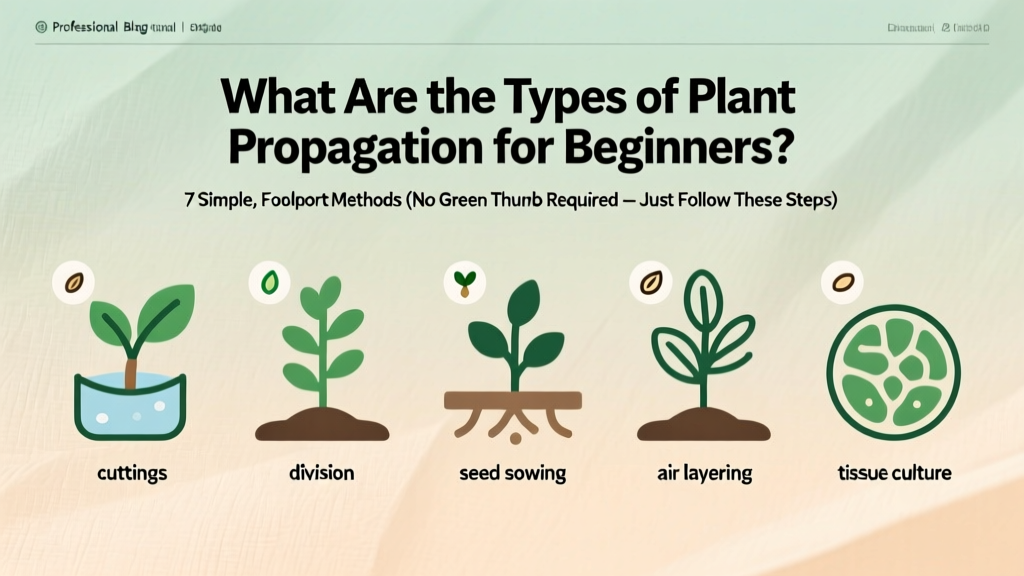 7 Beginner-Friendly Plant Propagation Methods